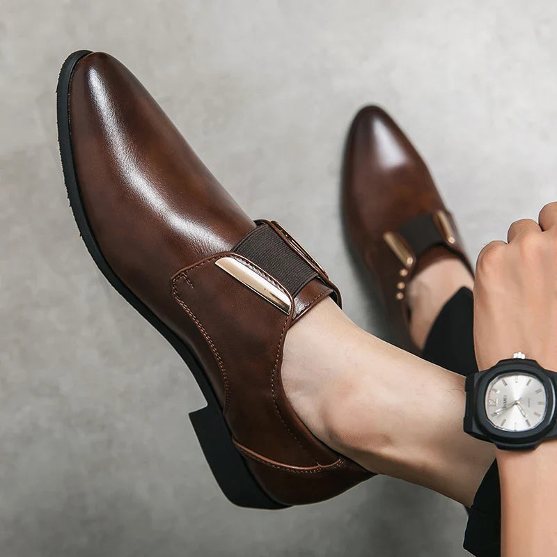 Zapatos de Cuero Genuino Pedro para Hombre - Elegancia y Comodidad