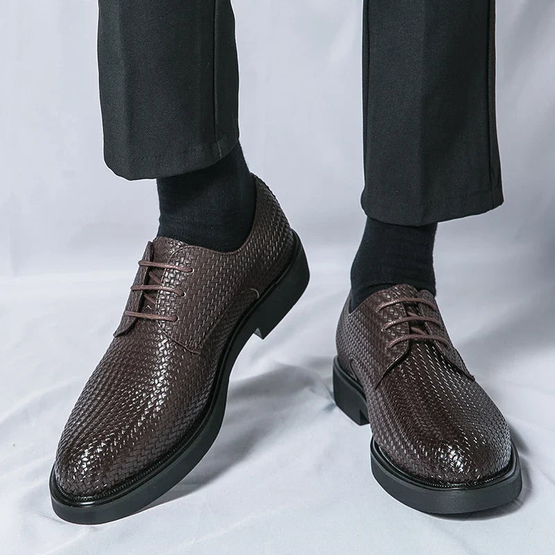 Zapatos de cuero auténtico Santiago