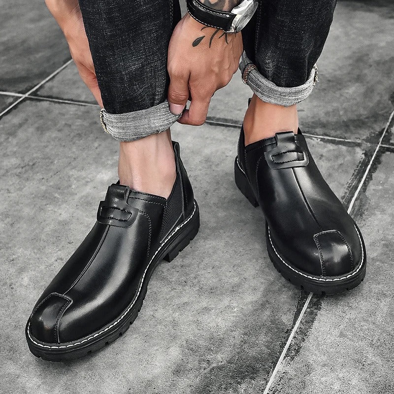 Zapatos de Cuero Auténtico Mocassini