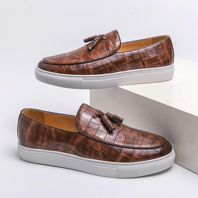 Zapatos de loafers Passero marrones