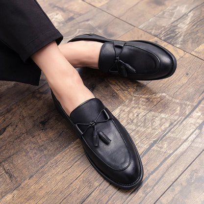 Zapatos de cuero auténtico Borlay