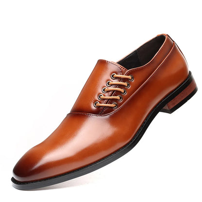 Zapatos de cuero auténtico Bertolini Oxford