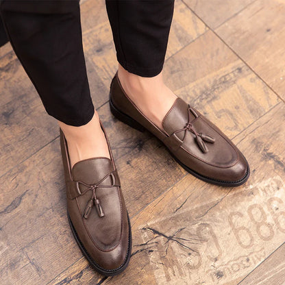Zapatos de cuero auténtico Borlay