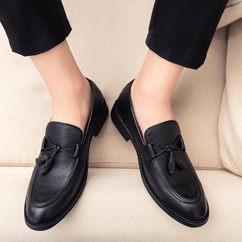 Zapatos de cuero auténtico Borlay
