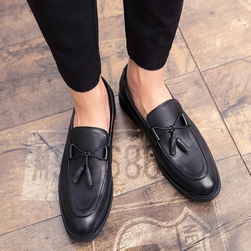 Zapatos de cuero auténtico Borlay