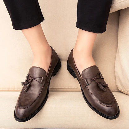 Zapatos de cuero auténtico Borlay