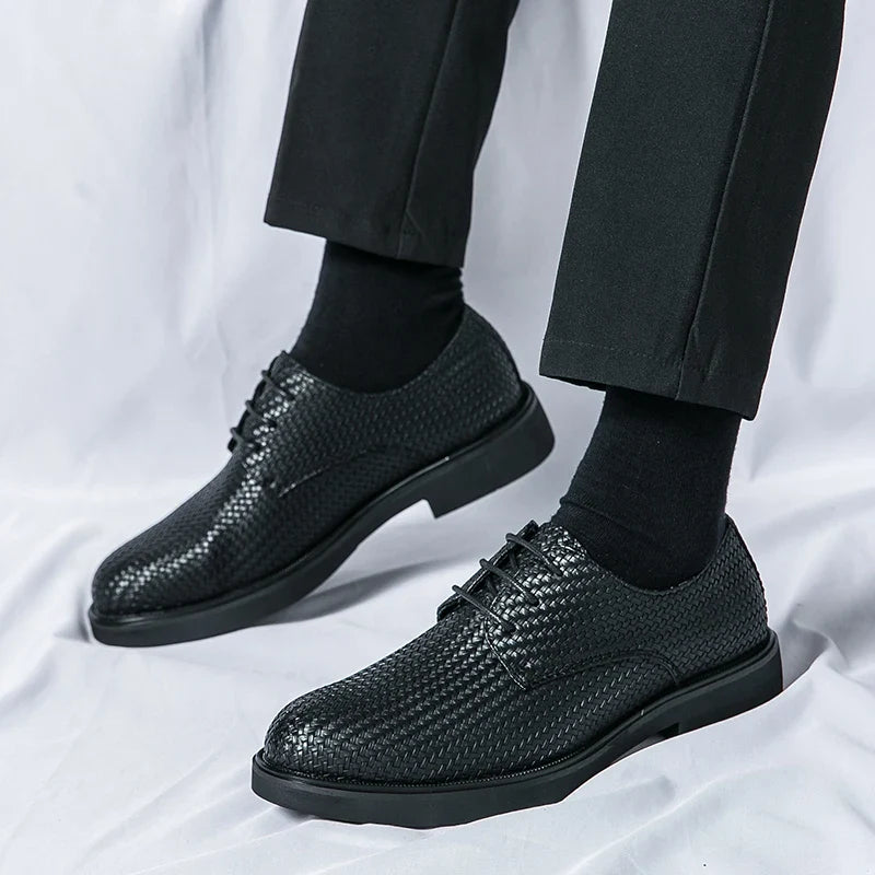 Zapatos de cuero auténtico Santiago