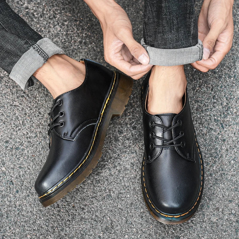 Oxfords de Cuero Genuino Alvarez para Hombre - Estilo Clásico