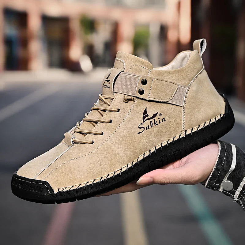 Zapatos de Cuero Genuino Javi para Hombre, Estilo Clásico