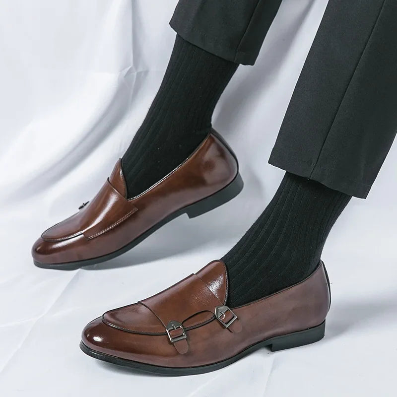 Zapatos de cuero auténtico Braxton