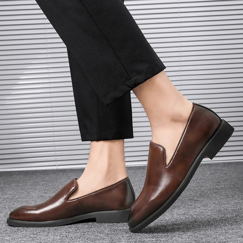 Zapatos De Cuero Genuino Noctis