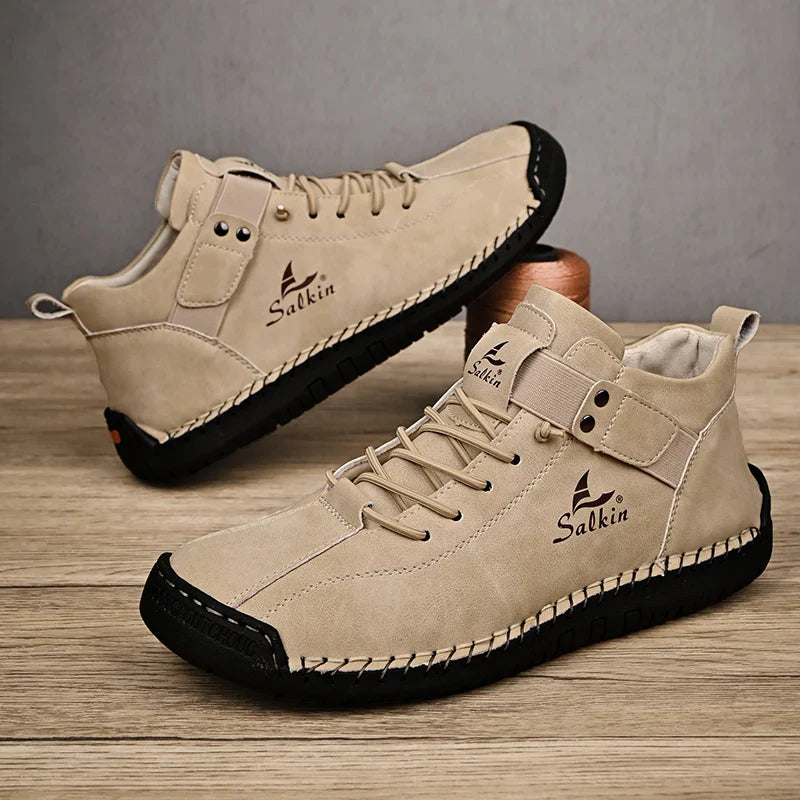 Zapatos de Cuero Genuino Javi para Hombre, Estilo Clásico