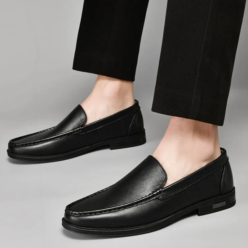 Zapatos de loafers de cuero genuino Verona
