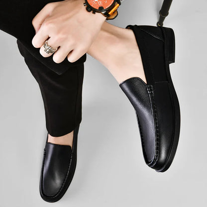 Zapatos de loafers de cuero genuino Verona