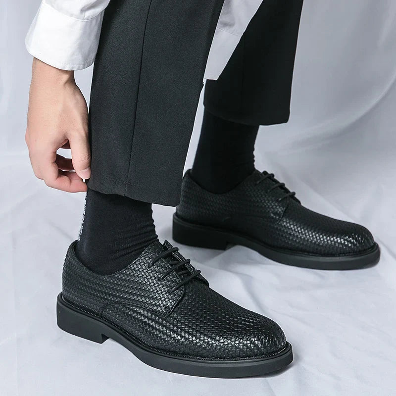 Zapatos de cuero auténtico Santiago