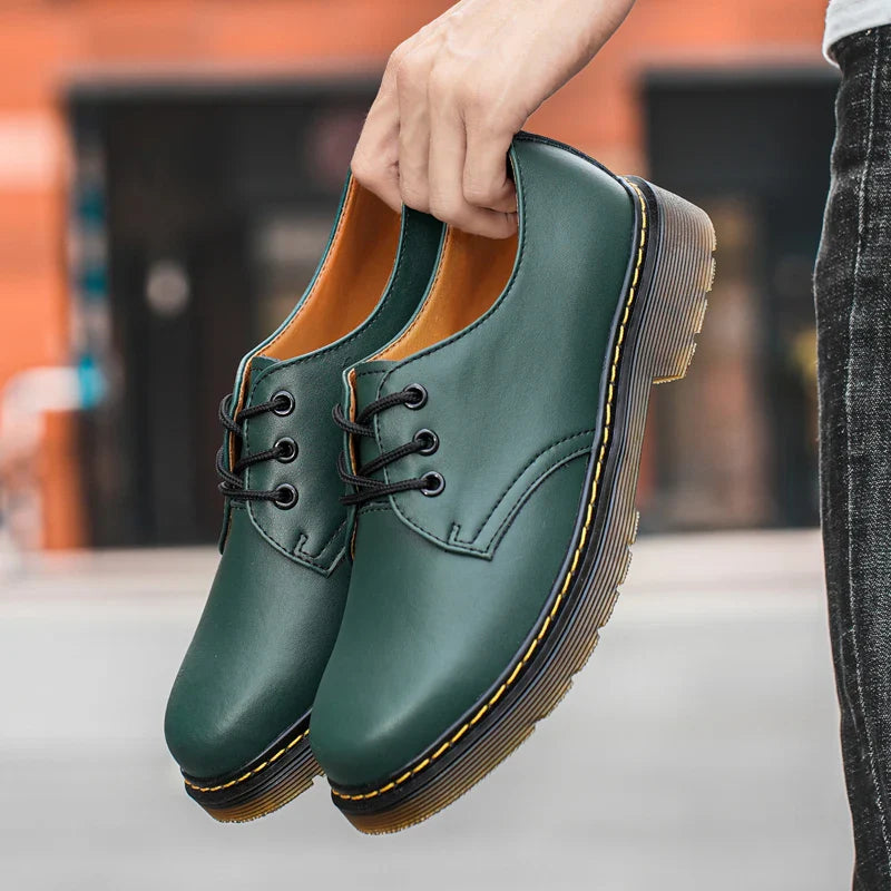 Oxfords de Cuero Genuino Alvarez para Hombre - Estilo Clásico