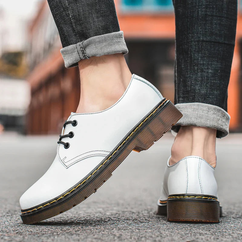 Oxfords de Cuero Genuino Alvarez para Hombre - Estilo Clásico