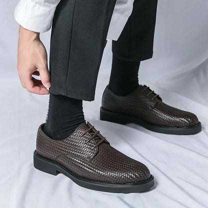 Zapatos de cuero auténtico Santiago