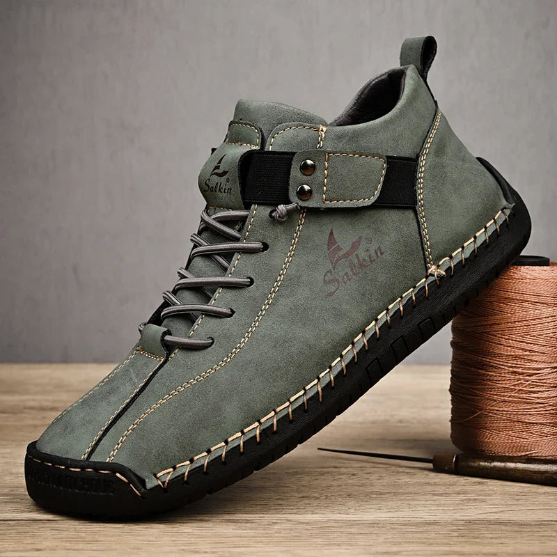 Zapatos de Cuero Genuino Javi para Hombre, Estilo Clásico
