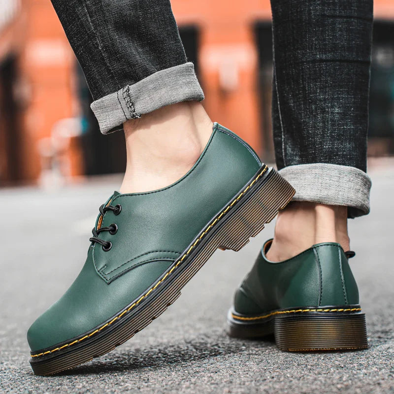 Oxfords de Cuero Genuino Alvarez para Hombre - Estilo Clásico