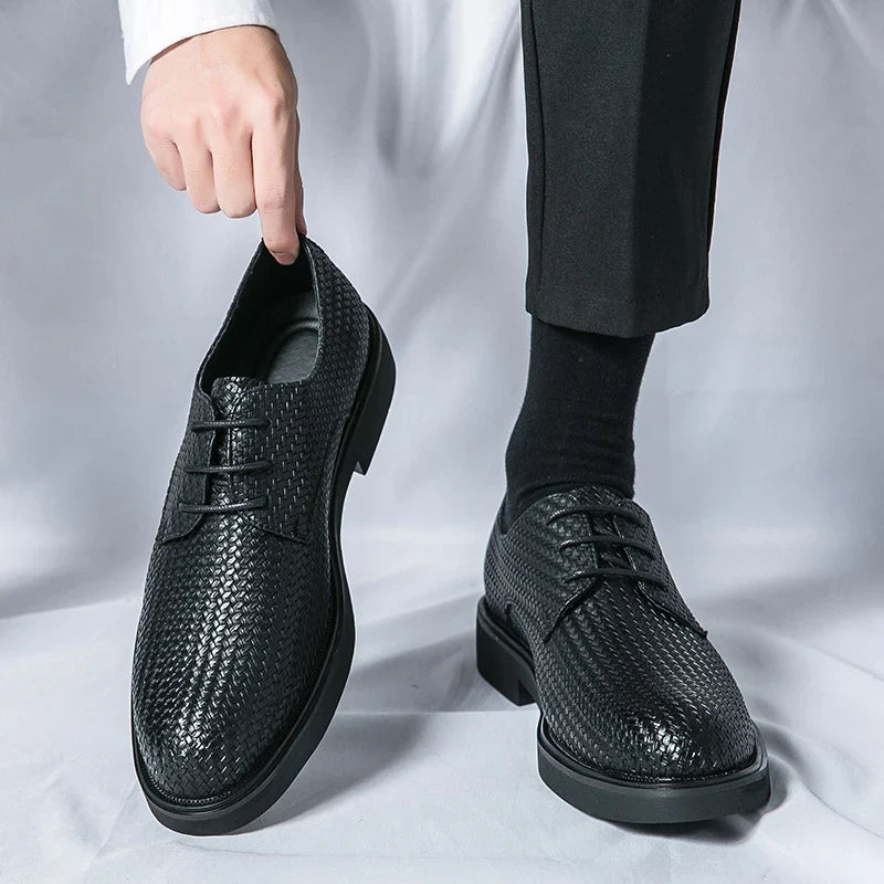 Zapatos de cuero auténtico Santiago