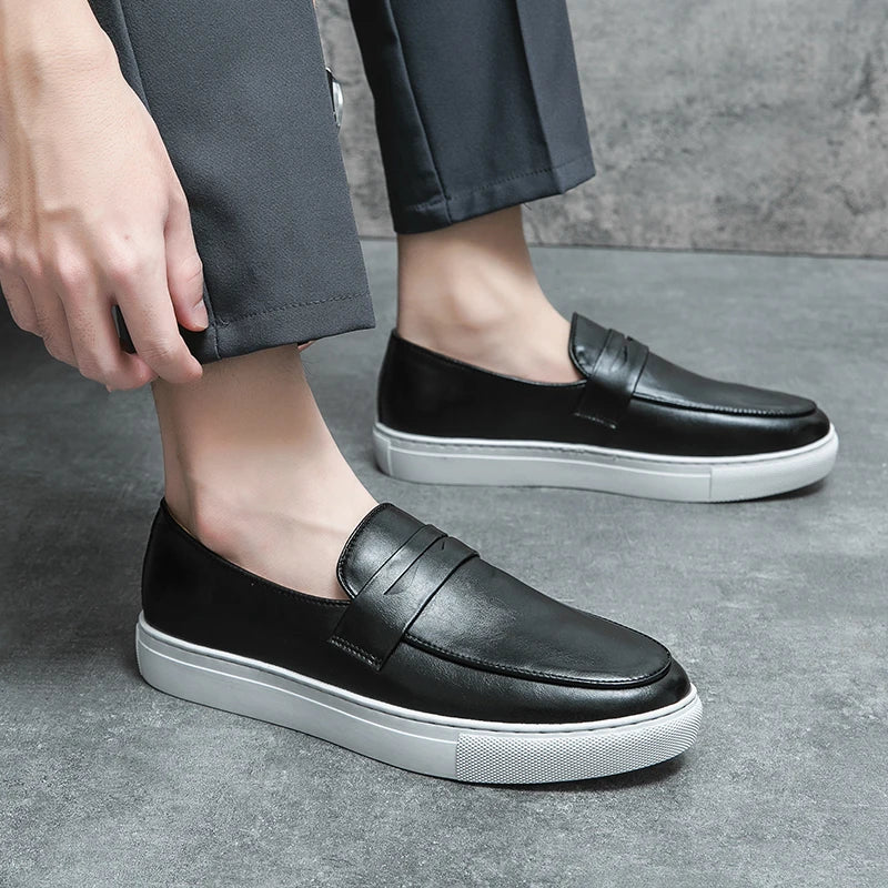 Zapatos de cuero auténtico Reyes