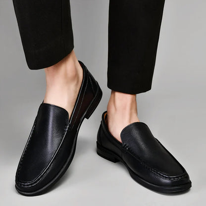 Zapatos de loafers de cuero genuino Verona