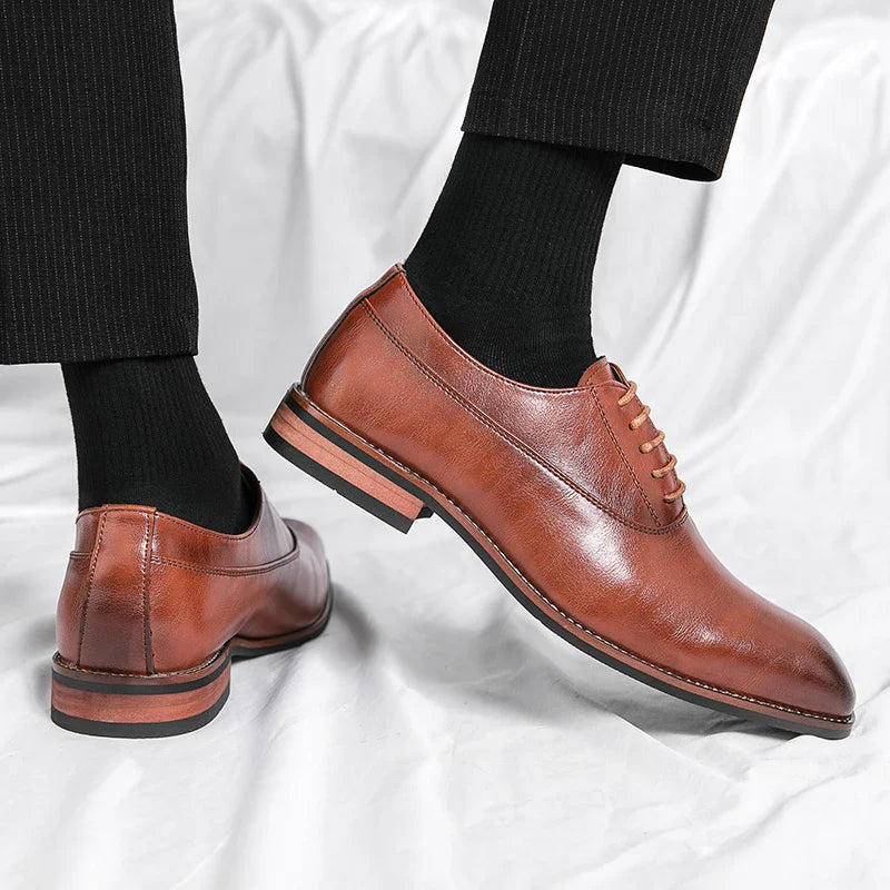 Zapatos de cuero Vittorio
