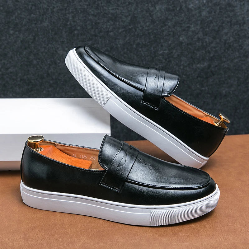 Zapatos de cuero auténtico Reyes