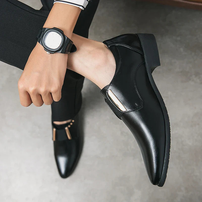 Zapatos de Cuero Genuino Pedro para Hombre - Elegancia y Comodidad