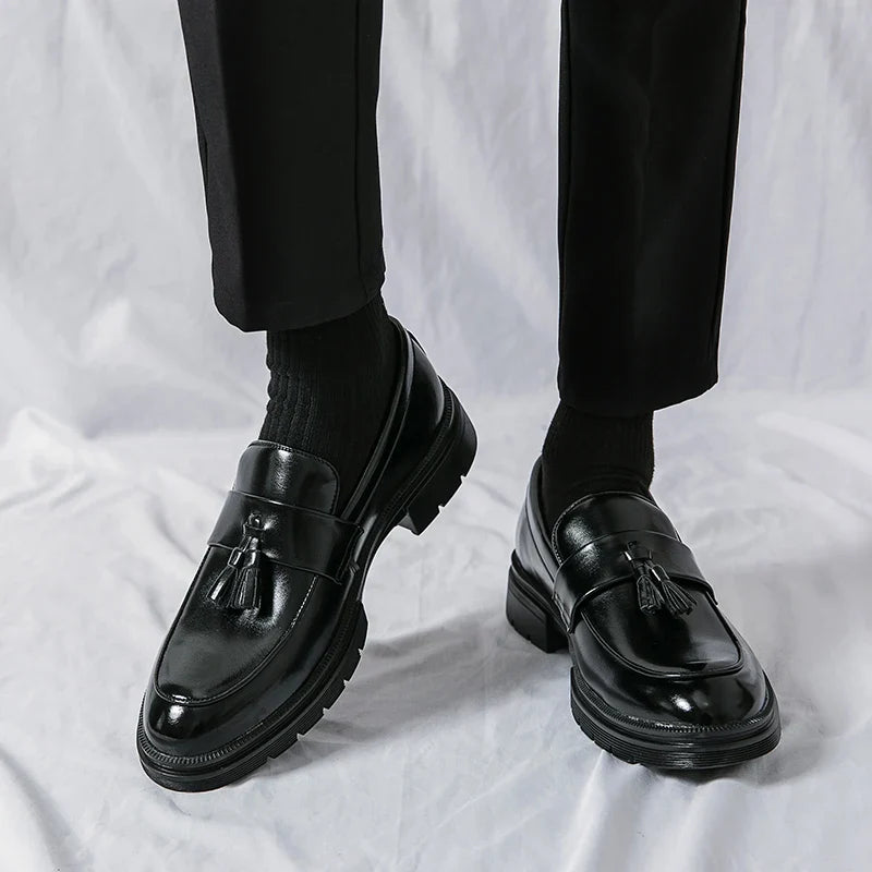 Zapatos de cuero genuino Cruz