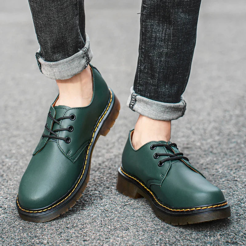 Oxfords de Cuero Genuino Alvarez para Hombre - Estilo Clásico
