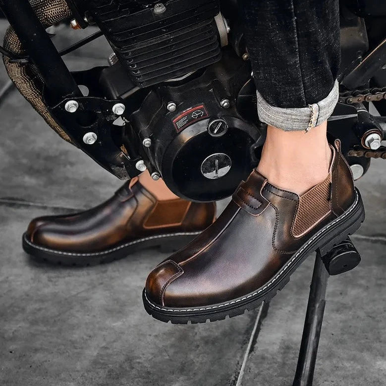 Zapatos de Cuero Auténtico Mocassini