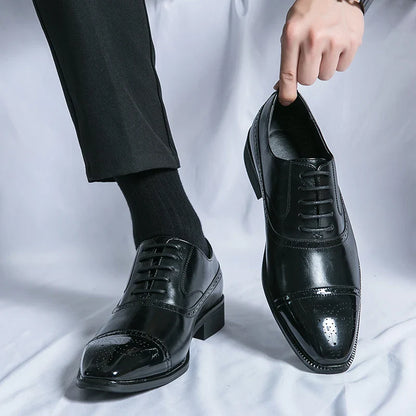 Zapatos de Cuero Genuino Cavalier para Hombres Elegantes