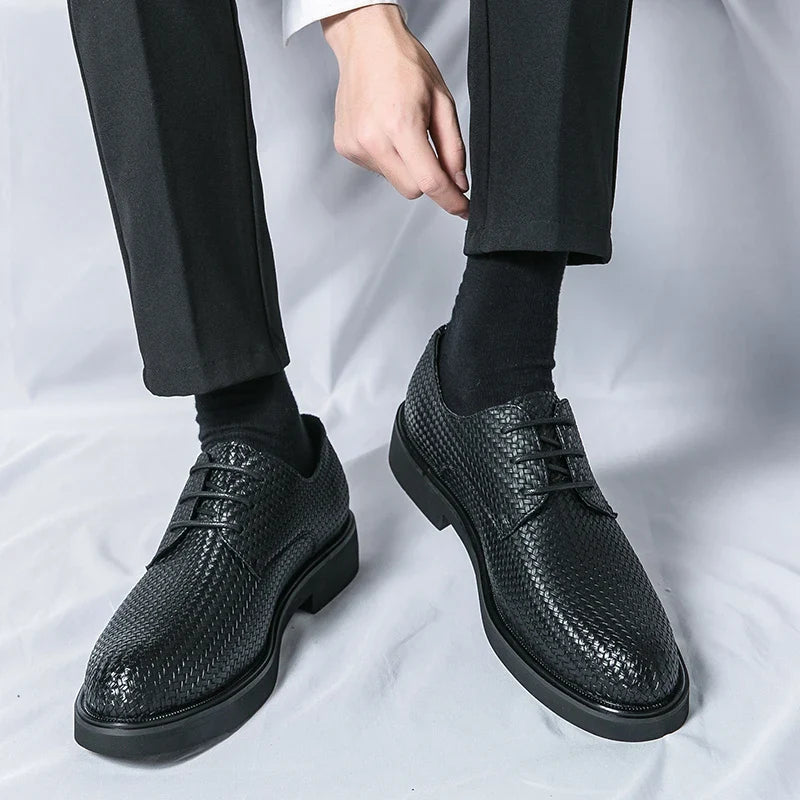 Zapatos de cuero auténtico Santiago