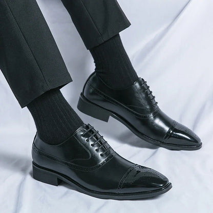Zapatos de Cuero Genuino Cavalier para Hombres Elegantes