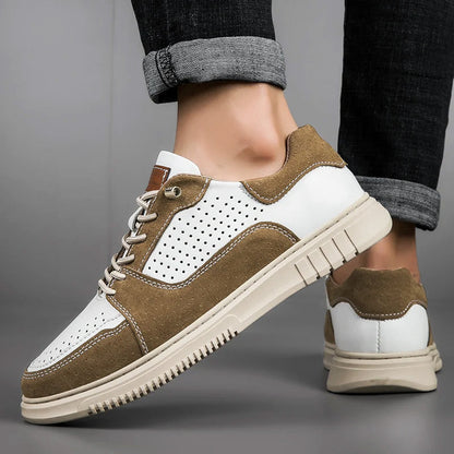Zapatillas de cuero auténtico Ace