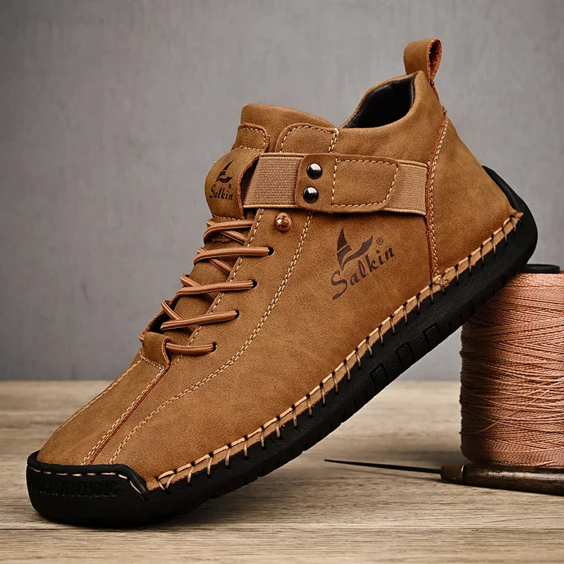 Zapatos de Cuero Genuino Javi para Hombre, Estilo Clásico