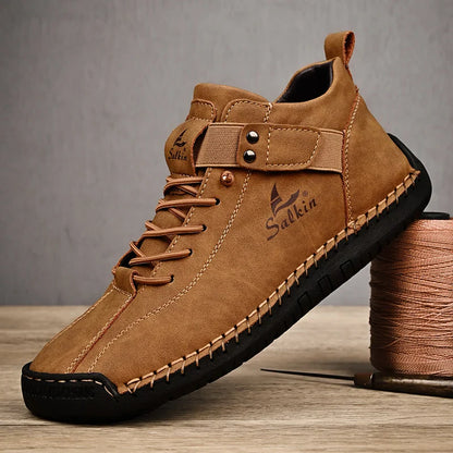 Zapatos de Cuero Genuino Javi para Hombre, Estilo Clásico