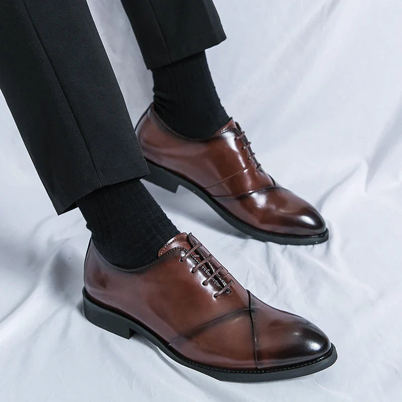 Zapatos de cuero de alta calidad