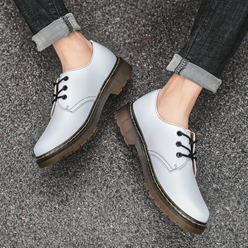 Oxfords de Cuero Genuino Alvarez para Hombre - Estilo Clásico
