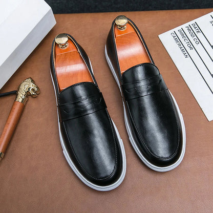 Zapatos de cuero auténtico Reyes