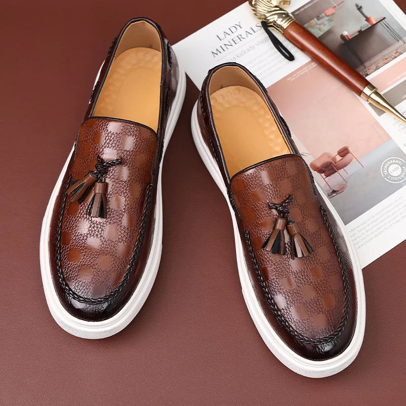 Zapatos de Cuero Auténtico para Hombre