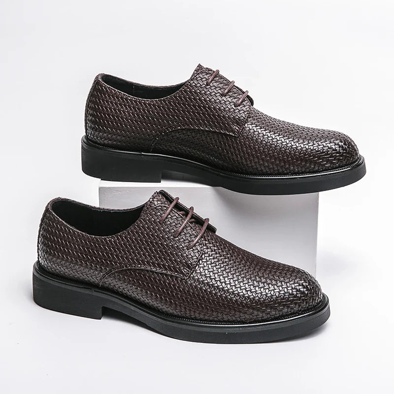 Zapatos de cuero auténtico Santiago