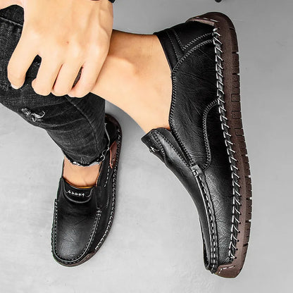 Mocasines de Cuero Genuino Caruso para Hombres Elegantes