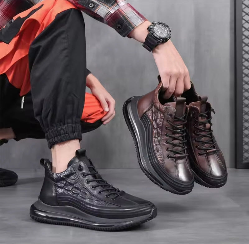 Zapatillas Croco Imperial – Cuero de Cocodrilo, Suela Antideslizante y Ajuste Ergonómico 50% OFF