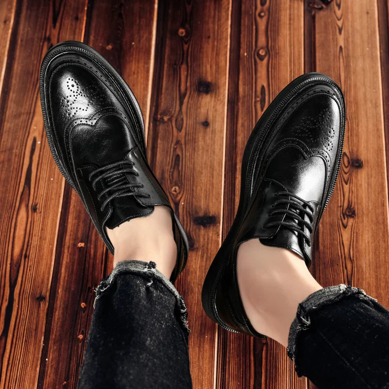 Zapatos de Cuero Auténtico Alon