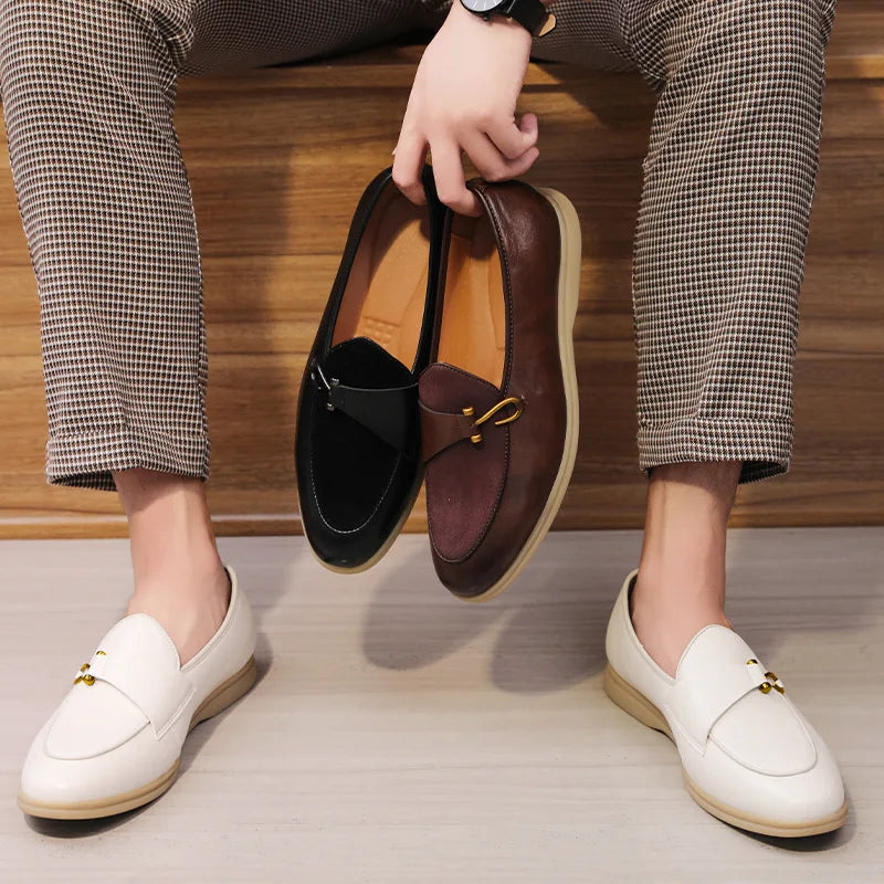 Zapatos de vestir de cuero