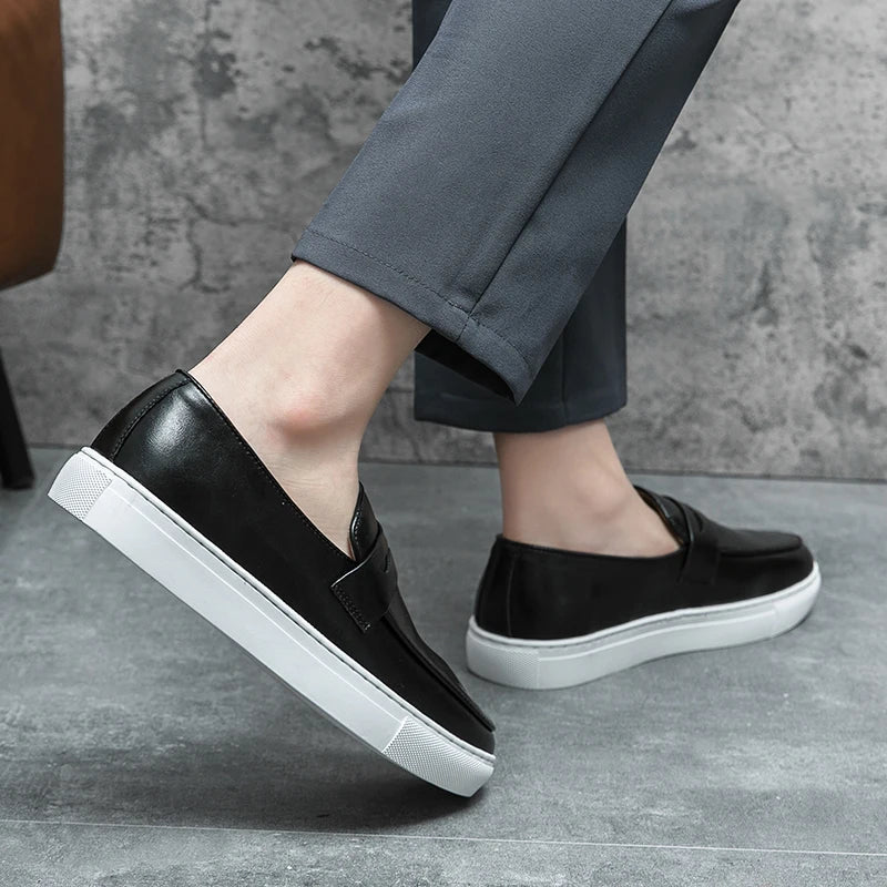 Zapatos de cuero auténtico Reyes