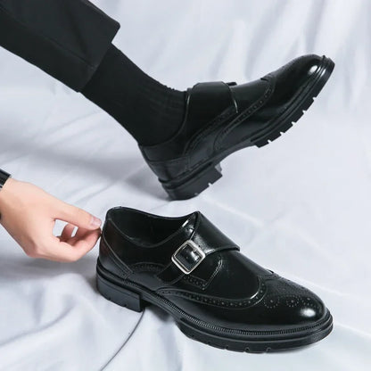 Zapatos de Vestir de Cuero con Hebilla Sarto